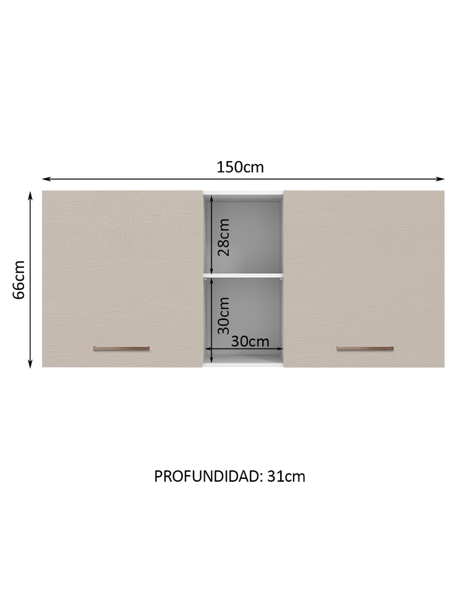 Alacena armable Agata MDP 10