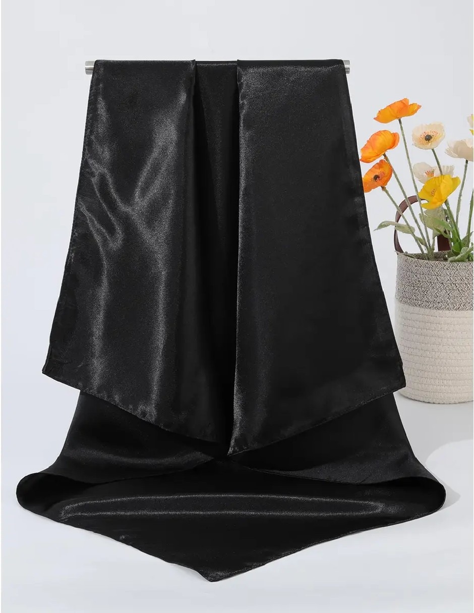 Kit pashmina con de satín para mujer 3