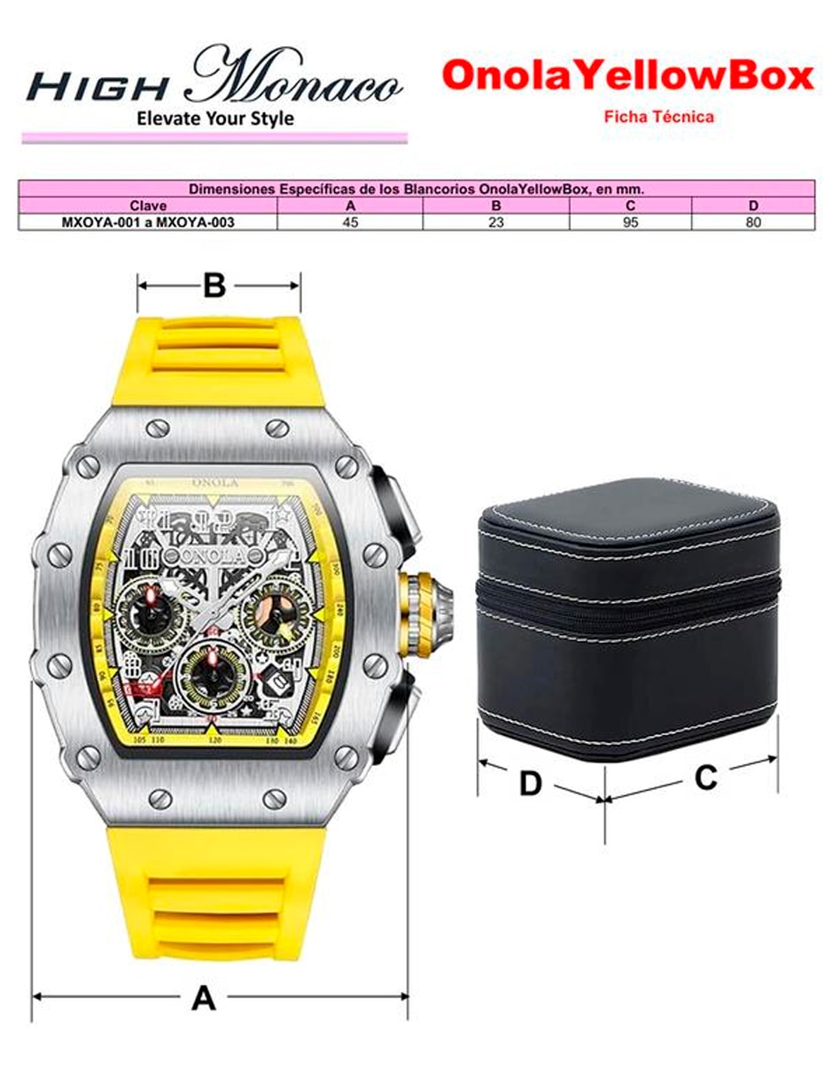 Reloj pulsera para hombre mxoya-001 5