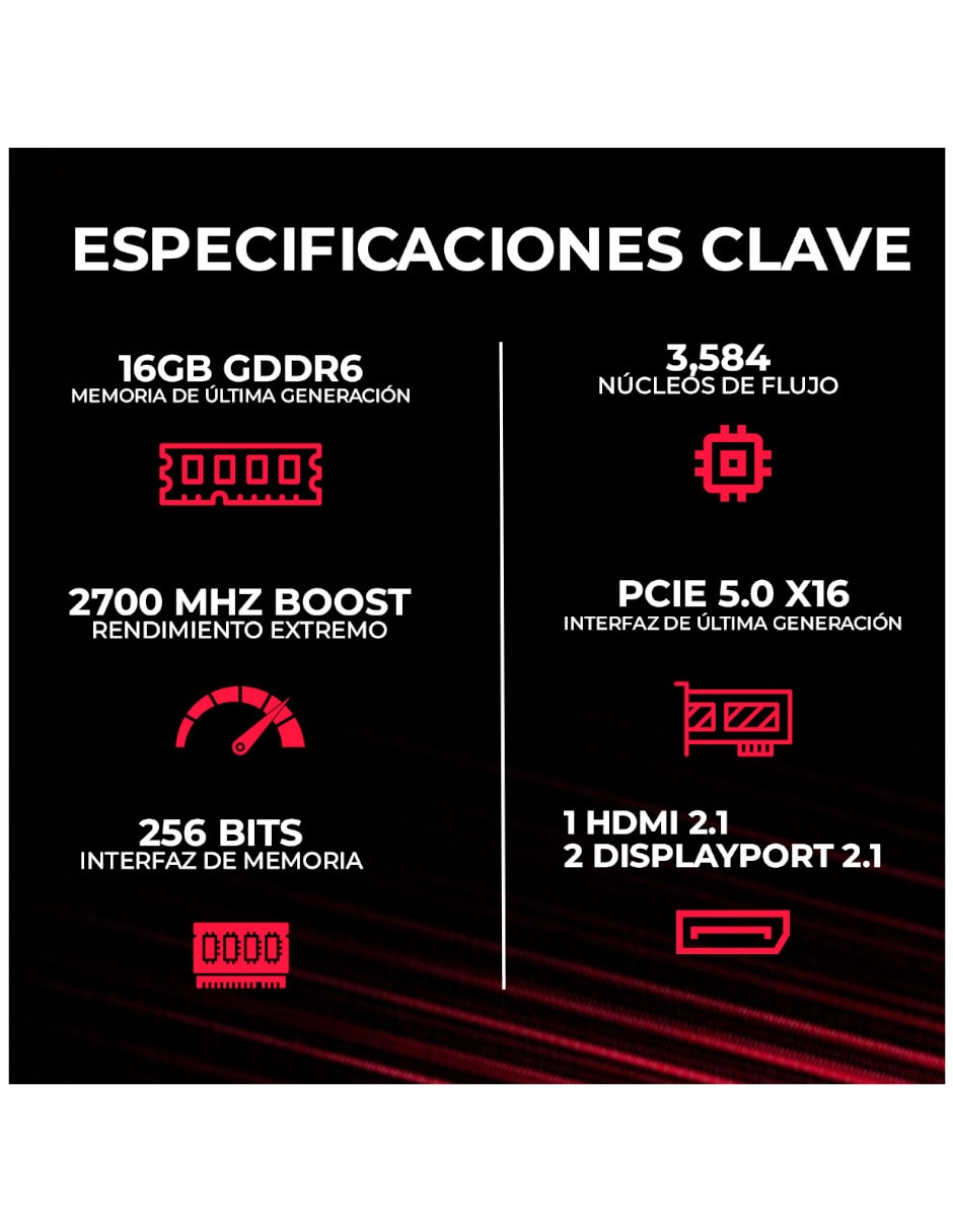 Tarjeta de video RX-97SWFB3B9 4