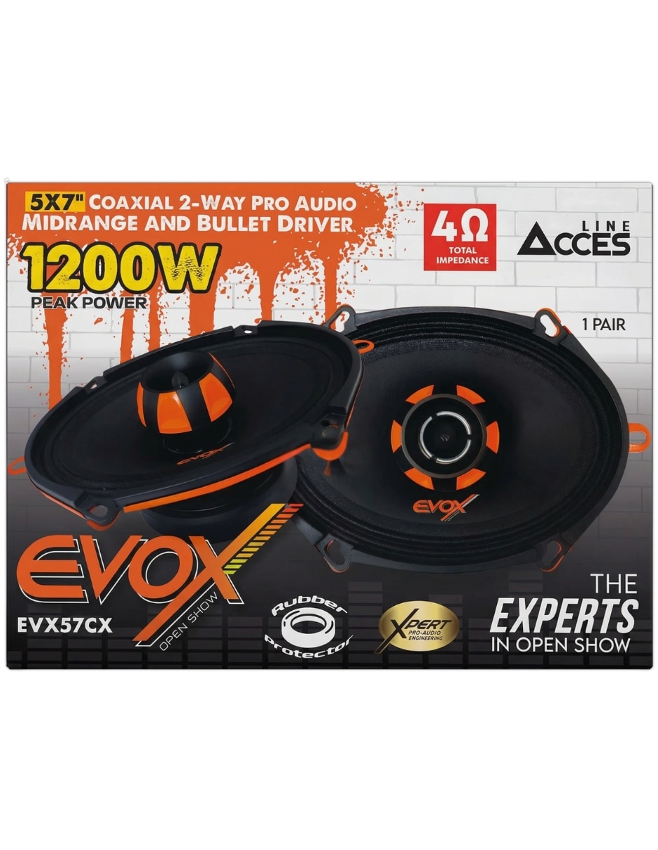 Set de bocinas EVOX EVX57CX