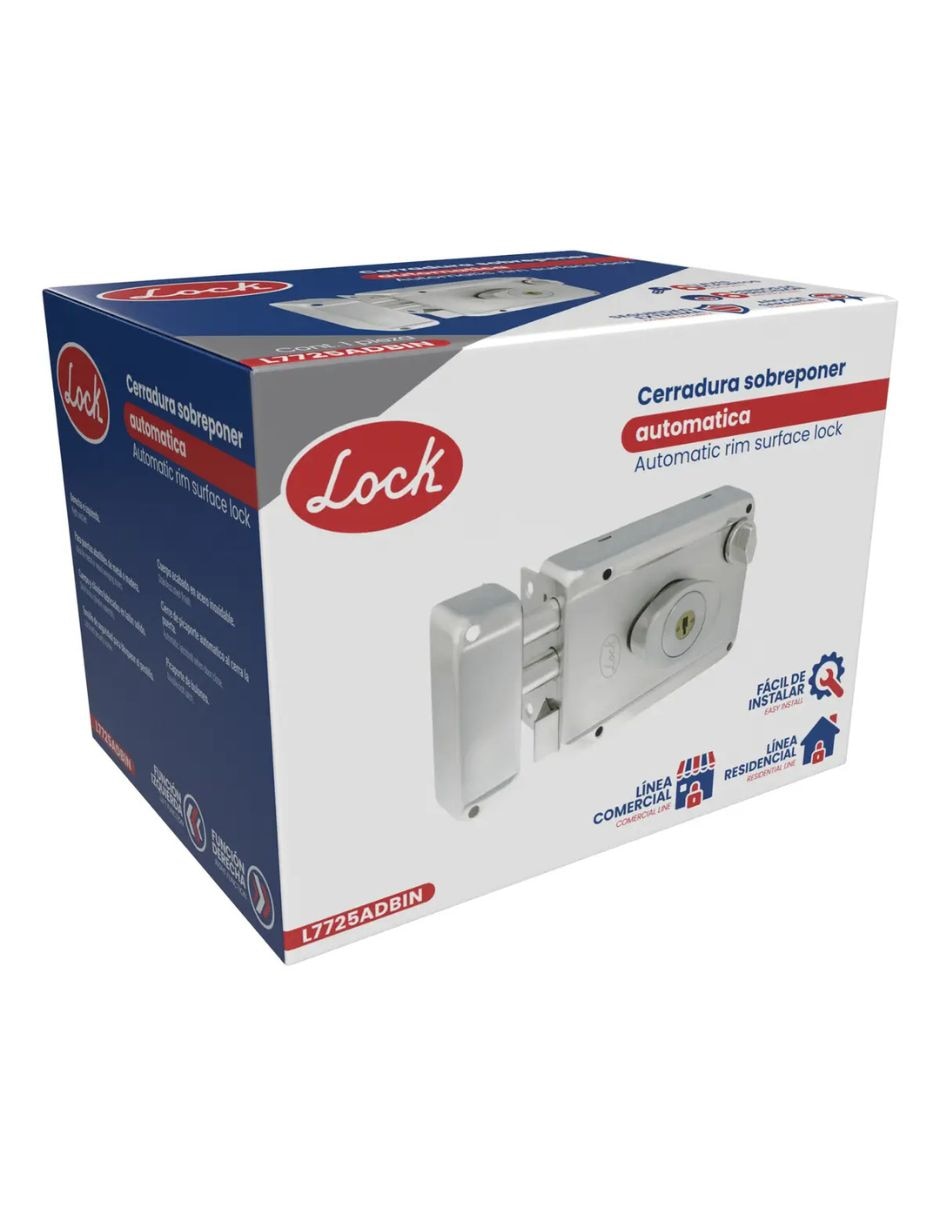 Cerradura sobreponer L7725ADBIN de derecha e izquierda 2