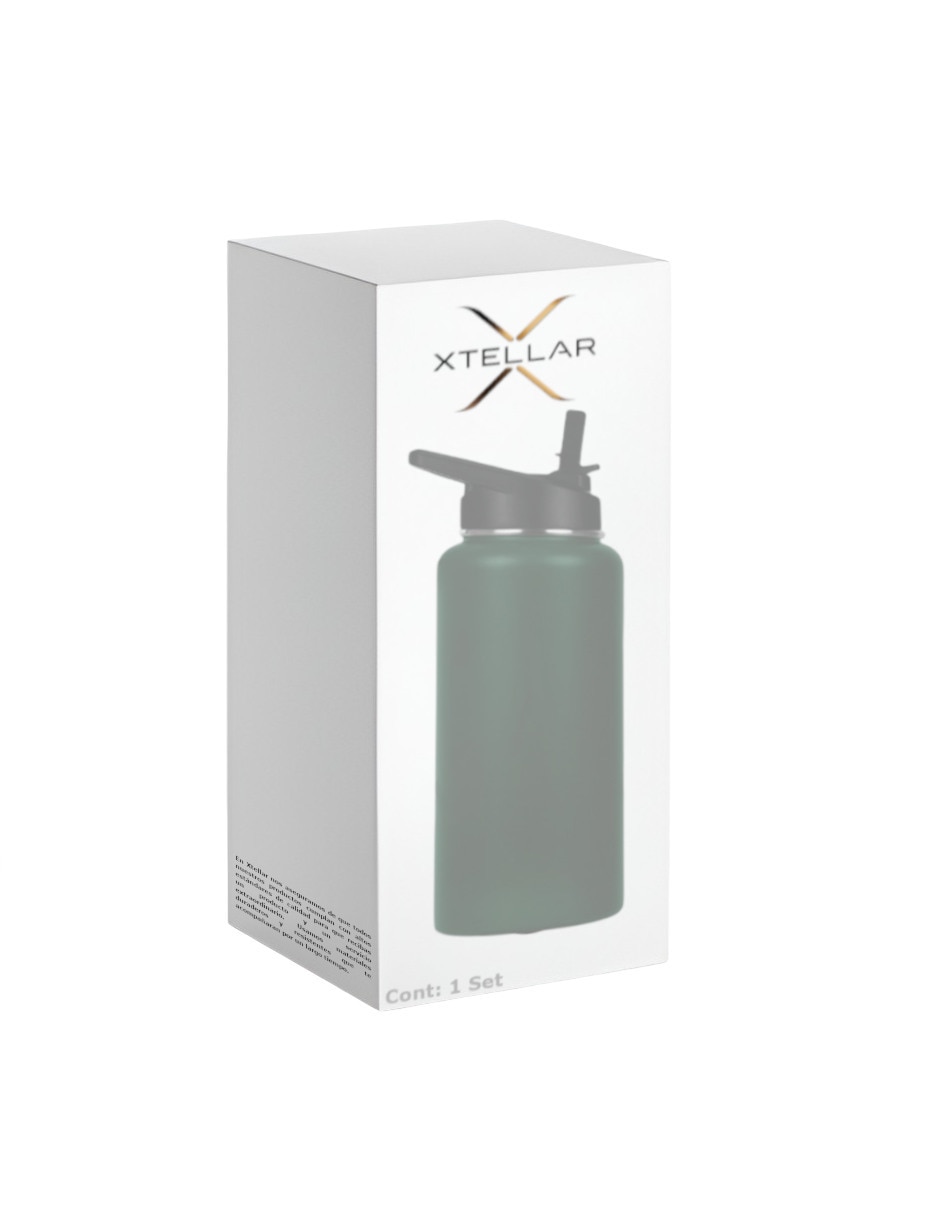 Termo de acero inoxidable con tapa rosca 1.2 L 3