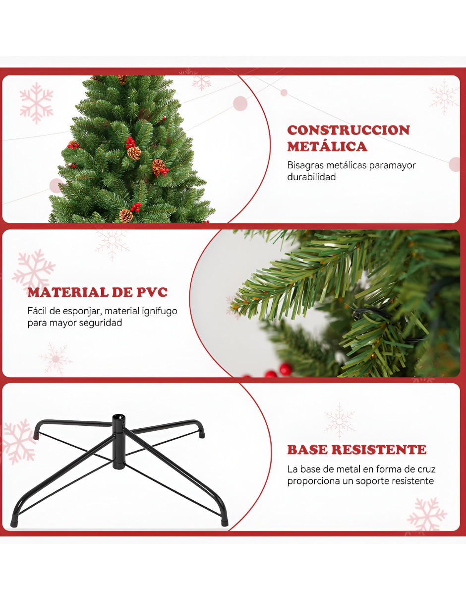 Árbol de navidad de plástico 4