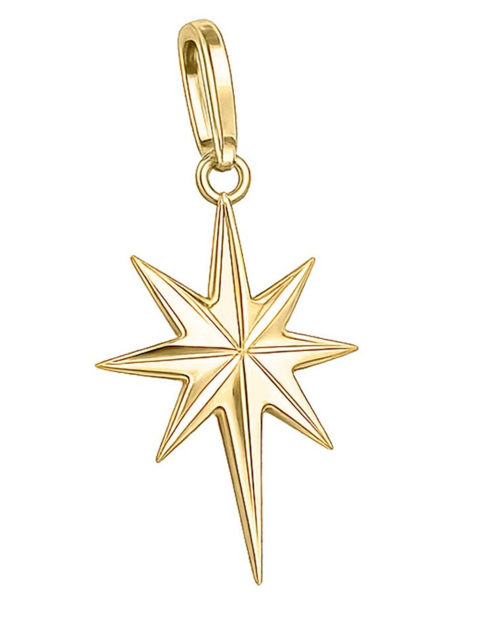 Dije de estrella de oro 14 K