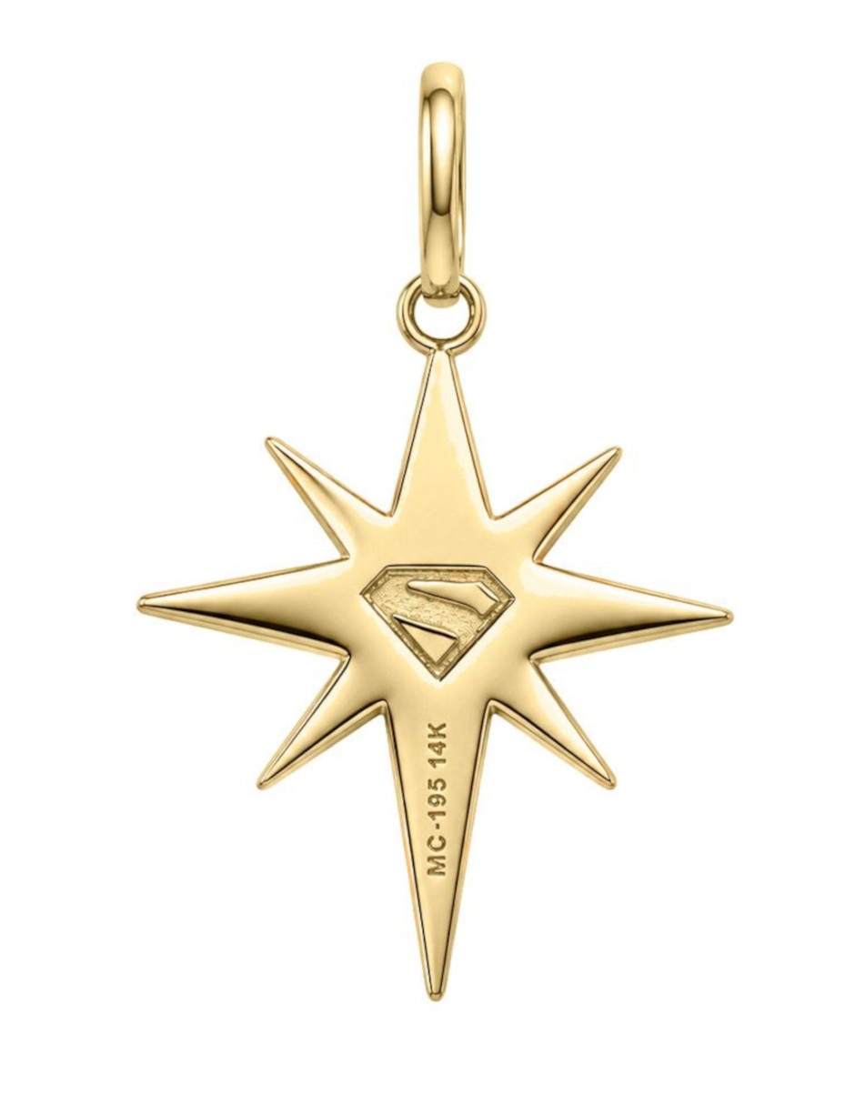 Dije de estrella de oro 14 K