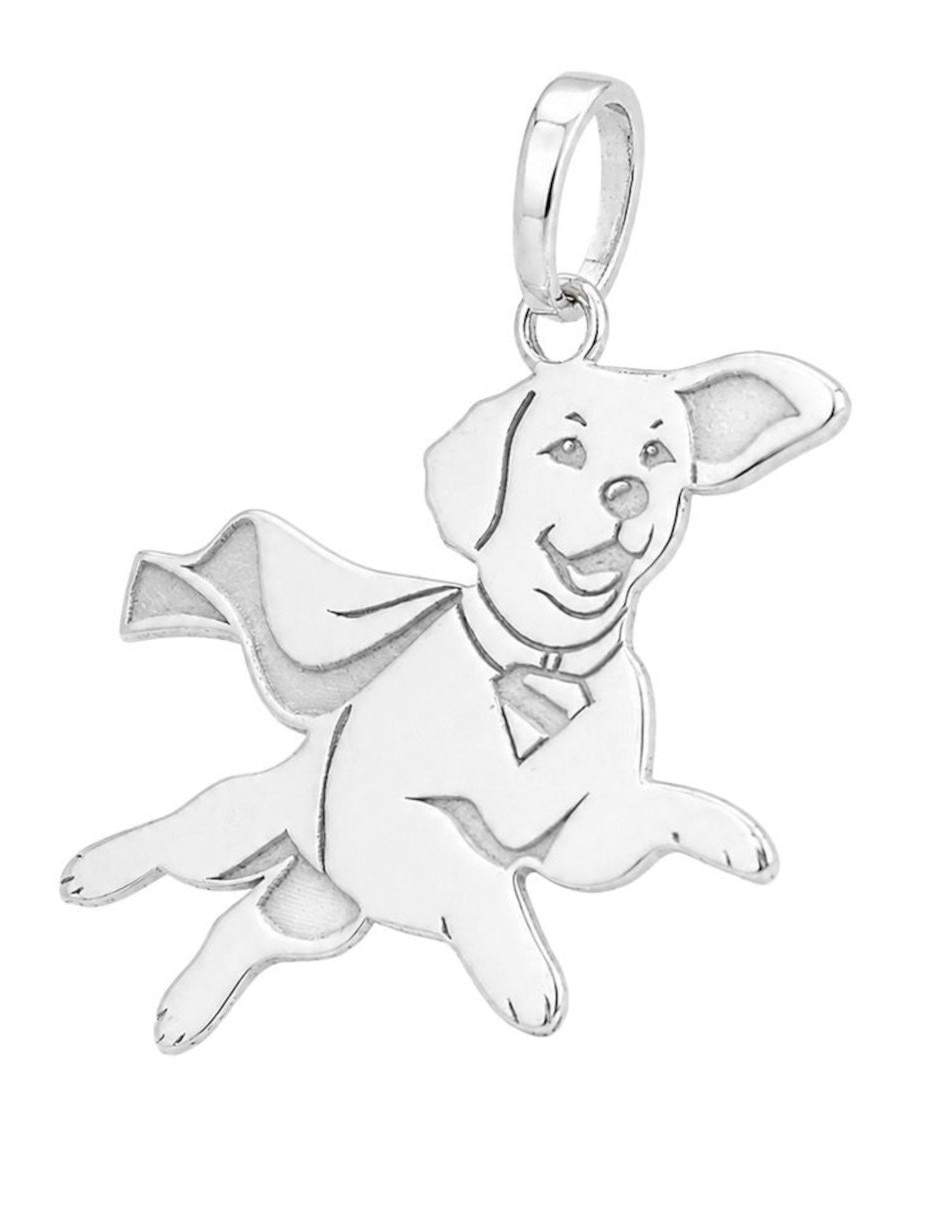 Dije de perro CRISTAL JOYAS de Plata P 925