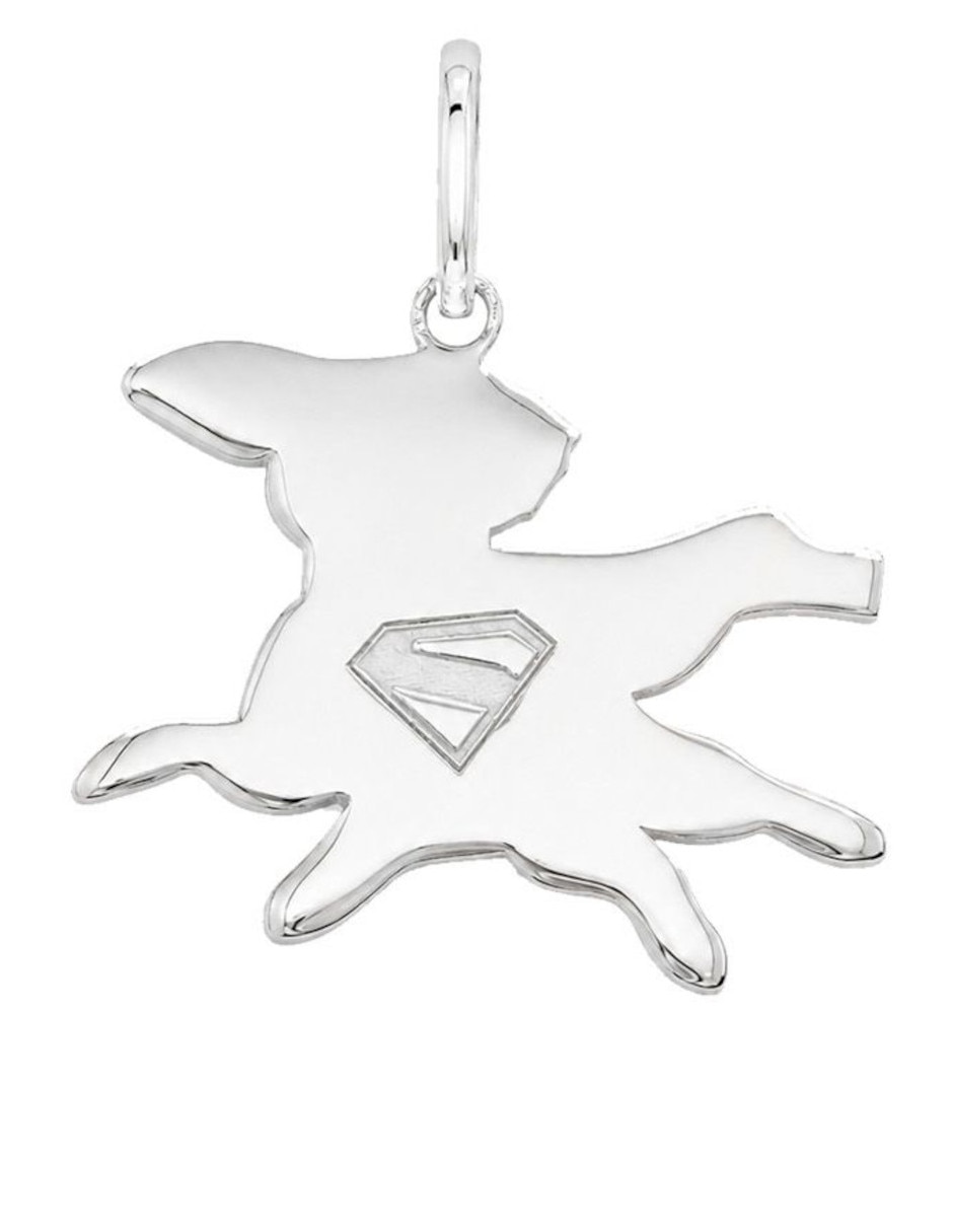 Dije de perro CRISTAL JOYAS de Plata P 925