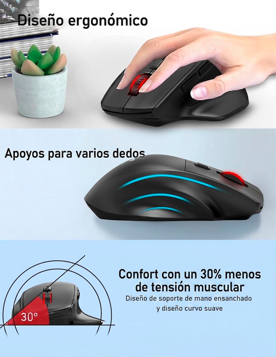 Mouse Gamer Inalámbrico BM-2839 BM-2839 3