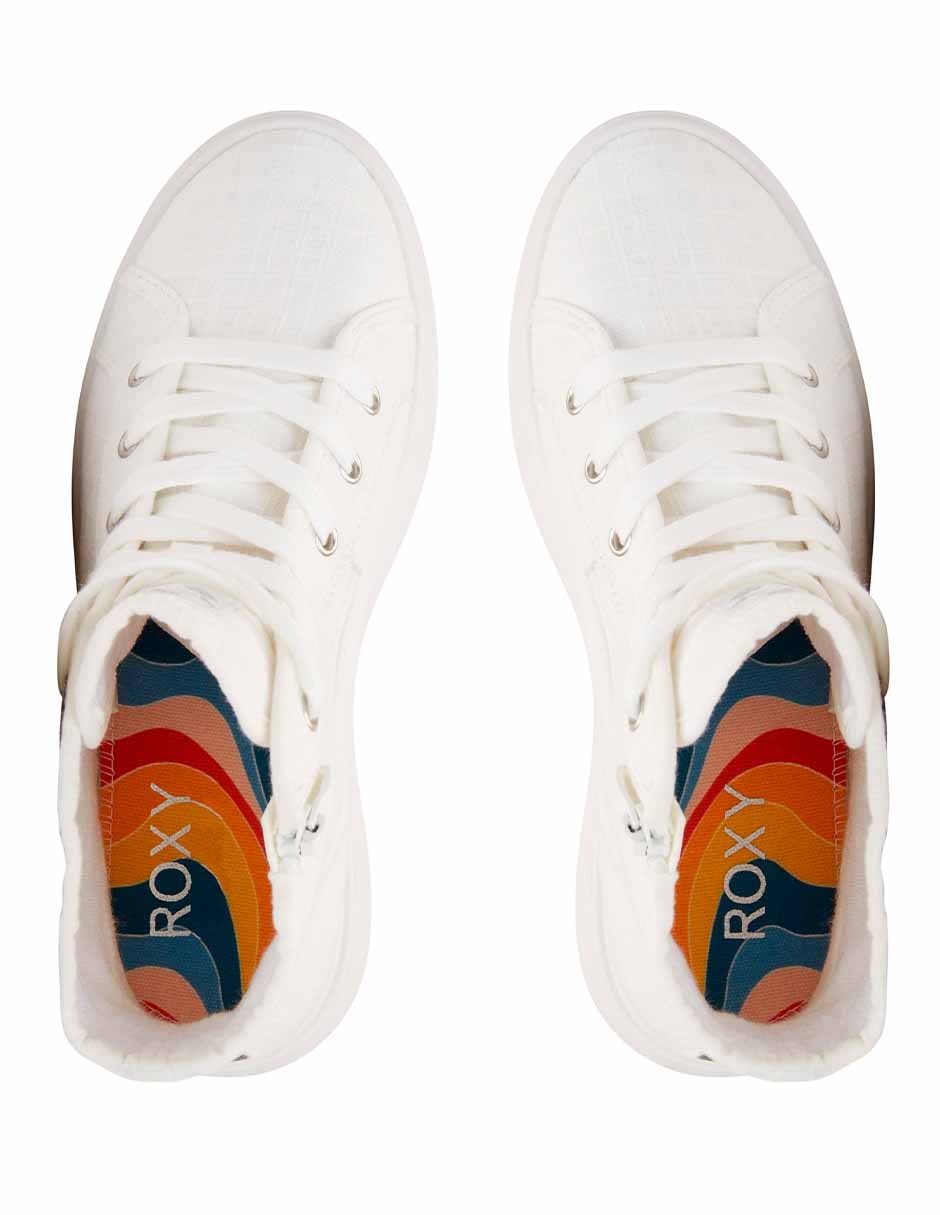 Tenis roxy sheilahh 2 mid shoe wht para hombre