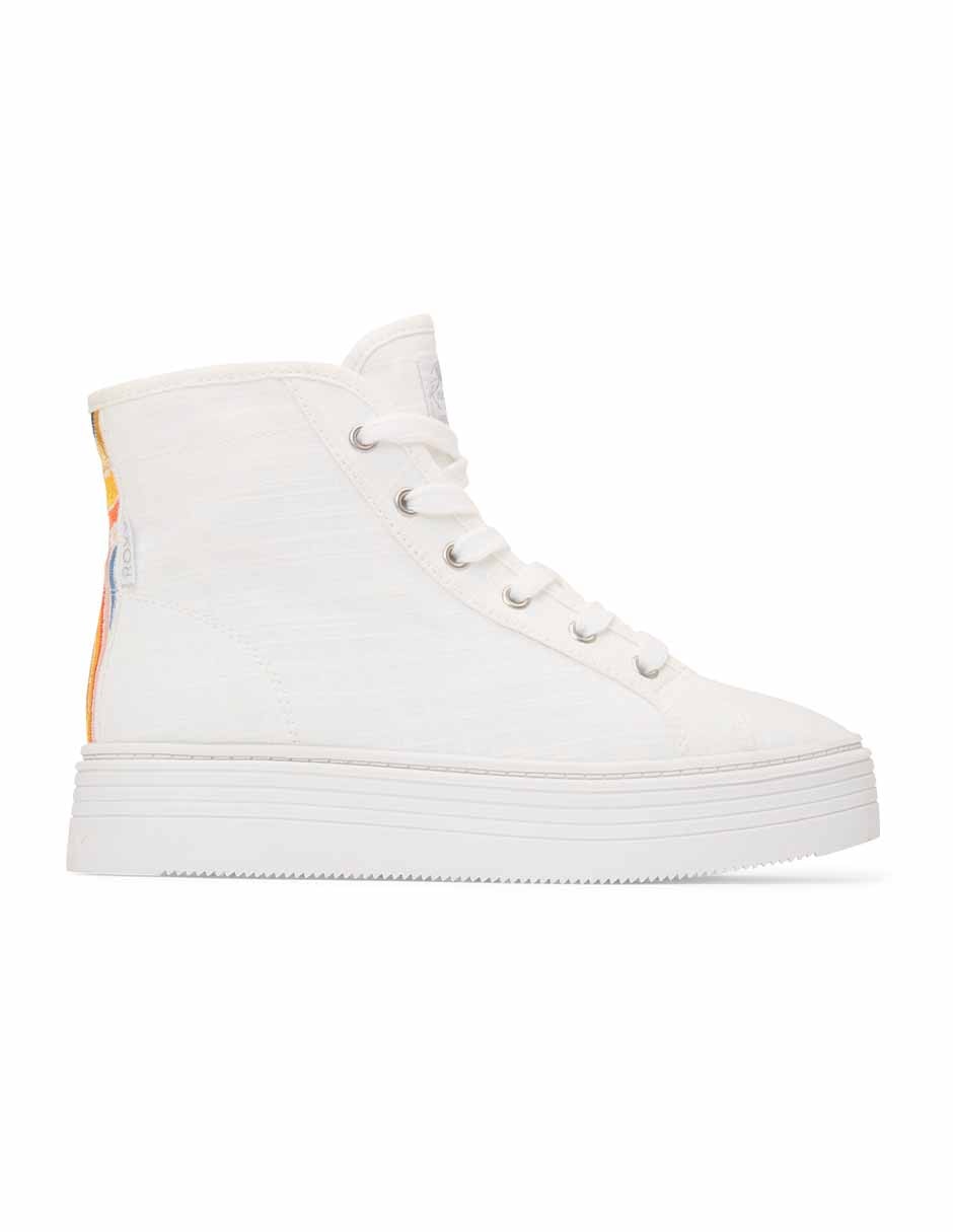 Tenis roxy sheilahh 2 mid shoe wht para hombre