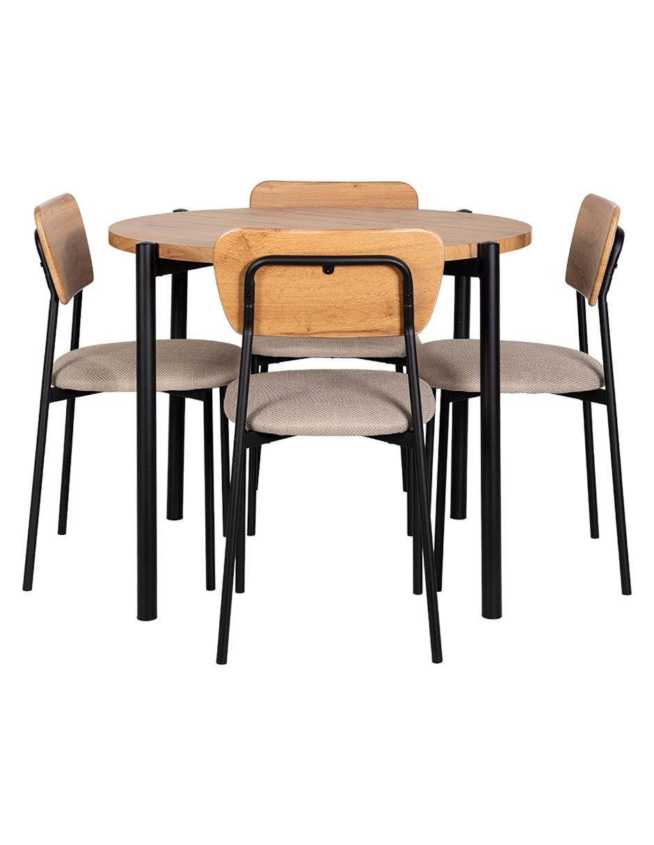 Comedor MONTPELLIER para 4 personas de MDF 4