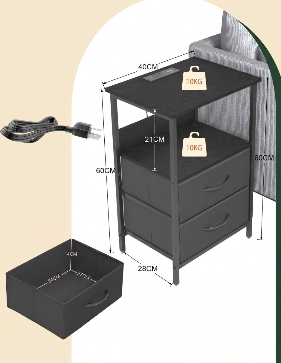 Mesa auxiliar No Sí de MDF y melamina 5