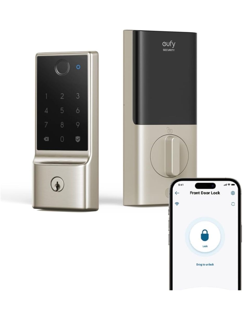 Cerradura Electromecánica Smart Lock C33 Niquel de combinación Cerradura Electromecánica Smart Lock C33 Niquel de combinación