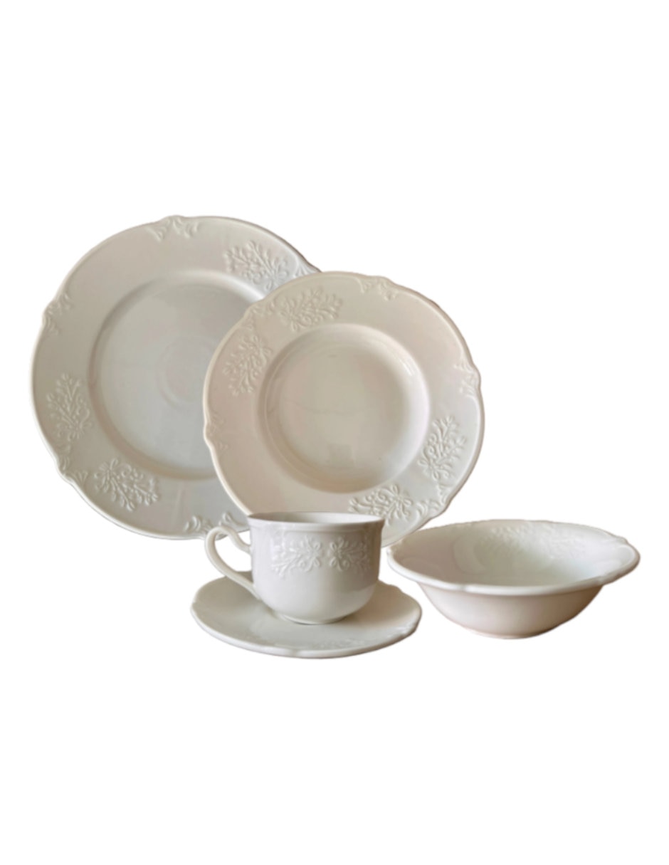 Vajilla cerrada Johann & Home de porcelana
