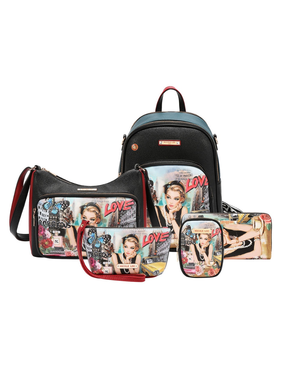 Set mochila casual sabina imagine impermeable para mujer