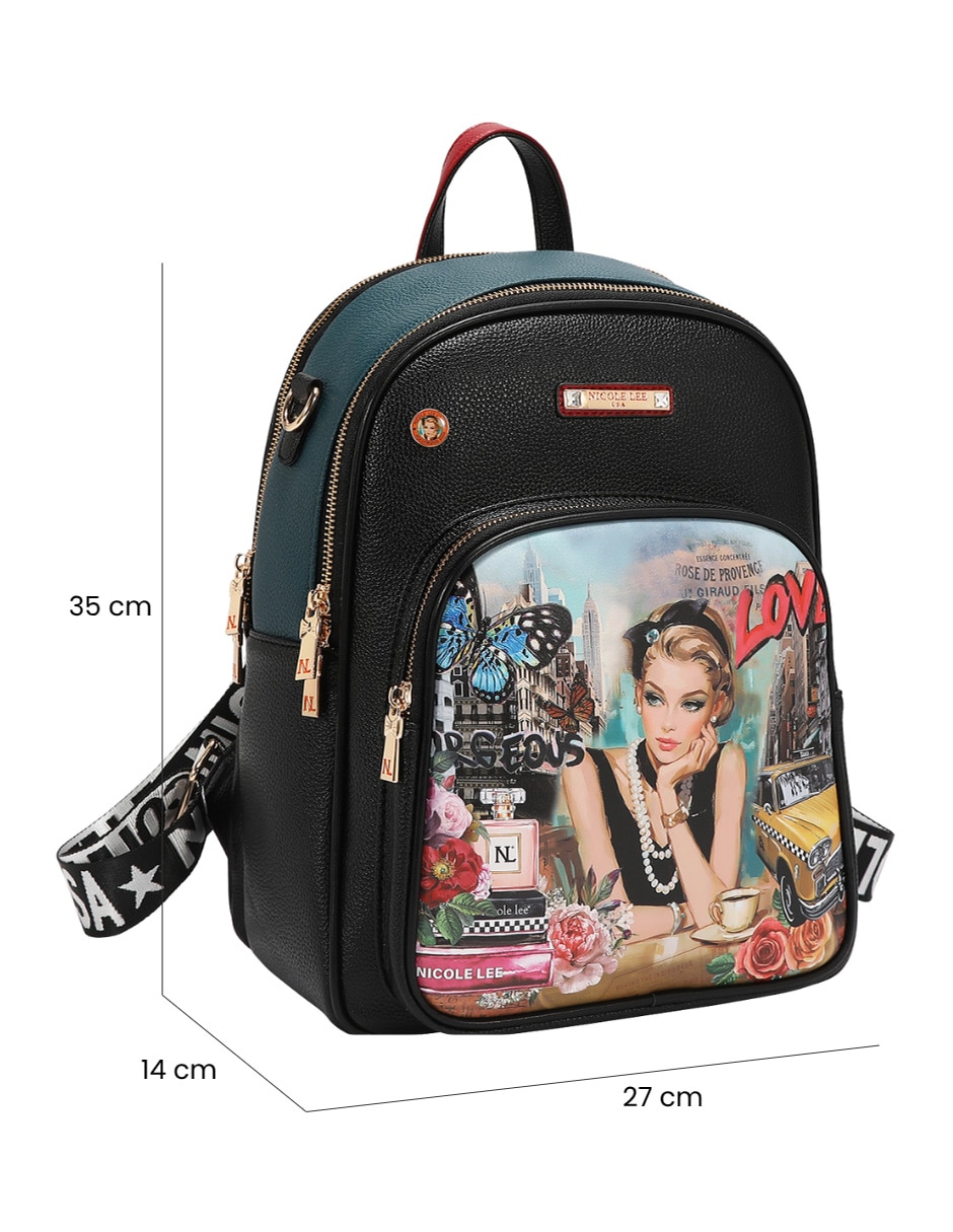 Set mochila casual sabina imagine impermeable para mujer 11