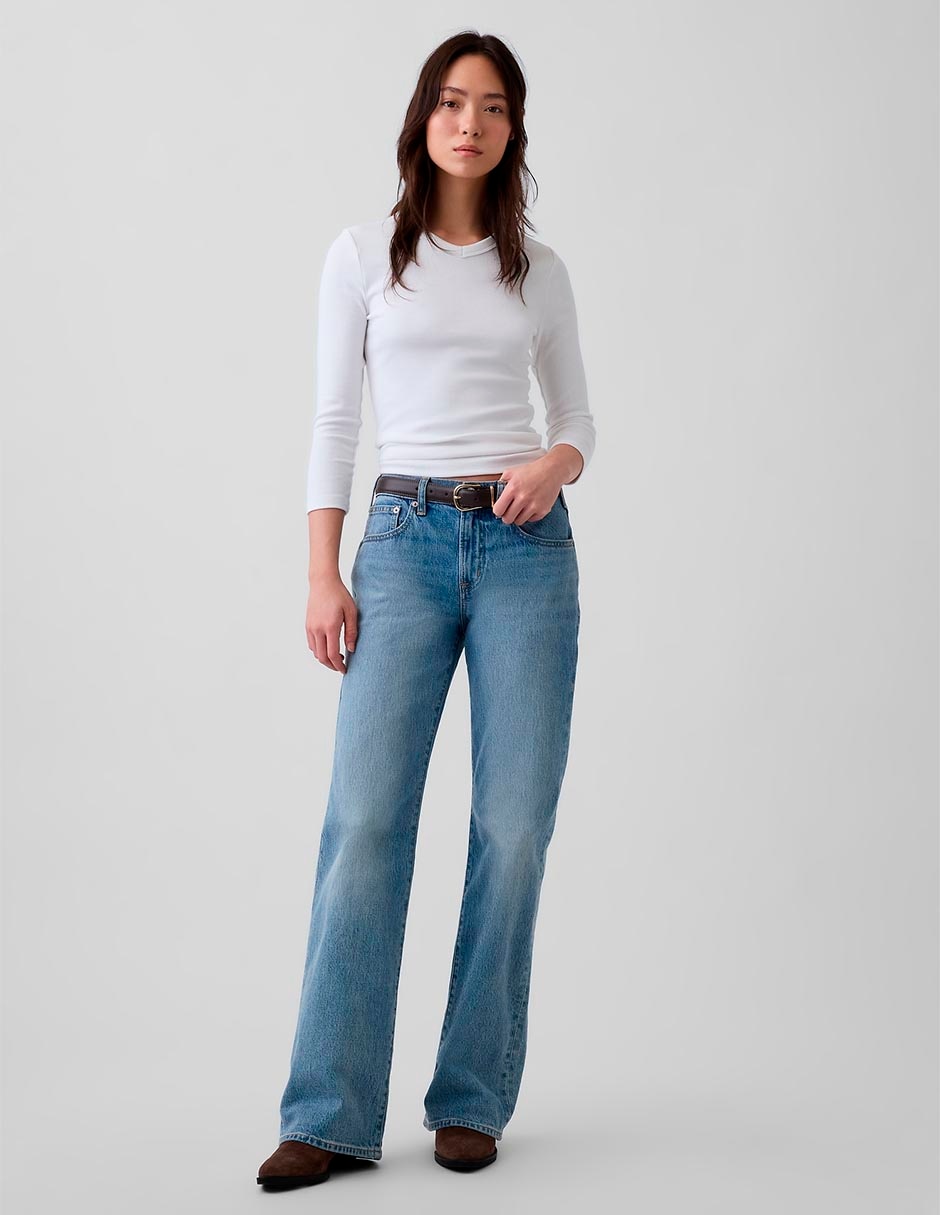 Jeans relaxed wide leg para mujer Jeans relaxed wide leg para mujer