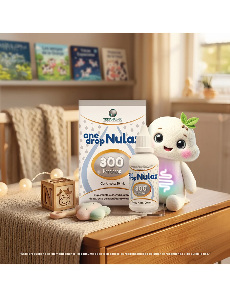 Vitamina Nulez con Vitamina C 3 mg Enzima Lactasa 1000 ALU y extracto de guanábana de 20 ml 2