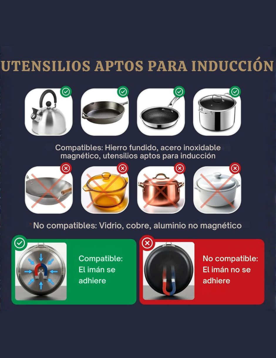 Parrilla de inducción EIND57B de Vitrocerámica 3