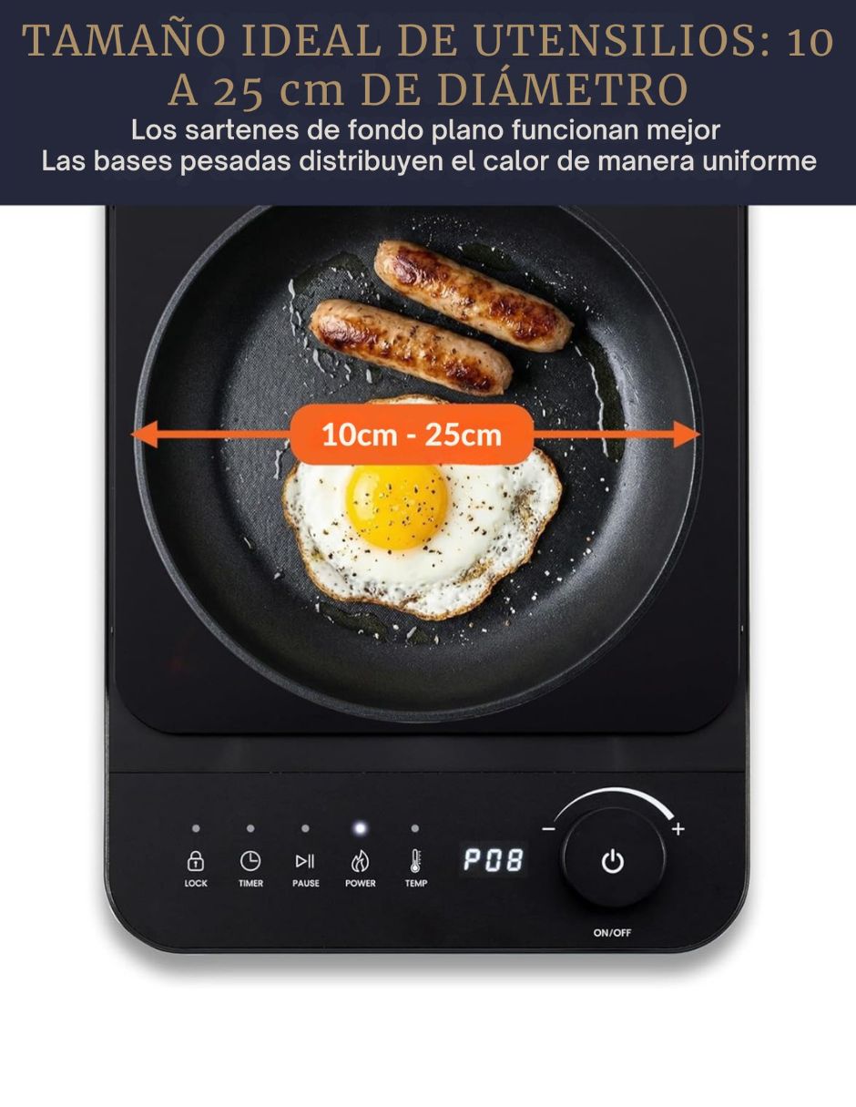 Parrilla de inducción EIND57B de Vitrocerámica 5