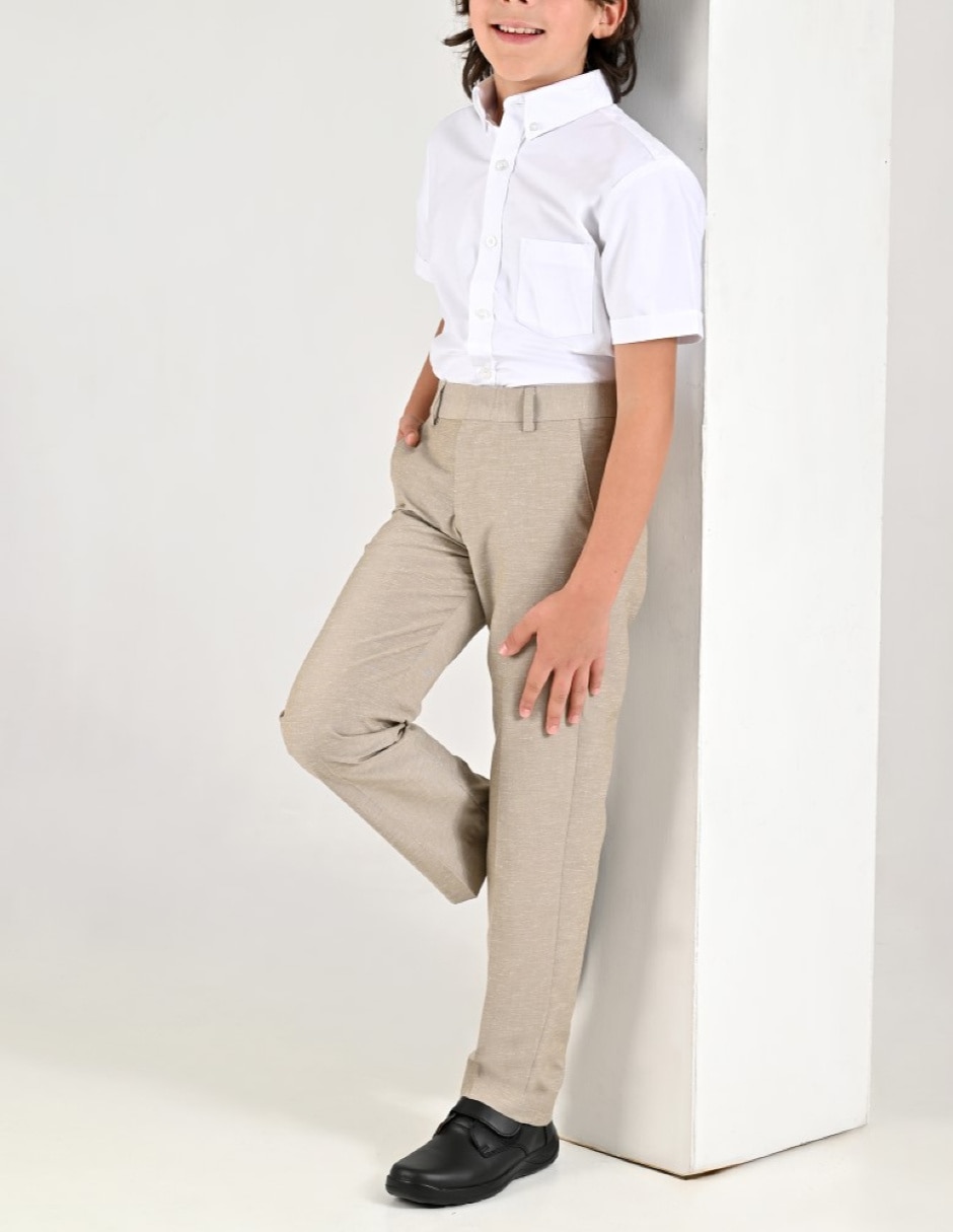 Pantalón de vestir yale básico para niño