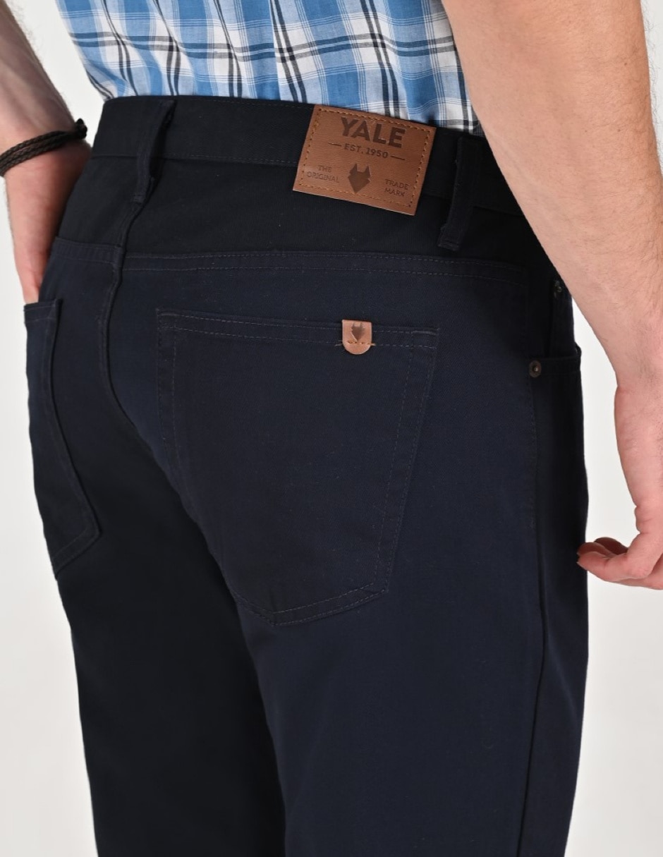 Jeans regular básico para hombre 4