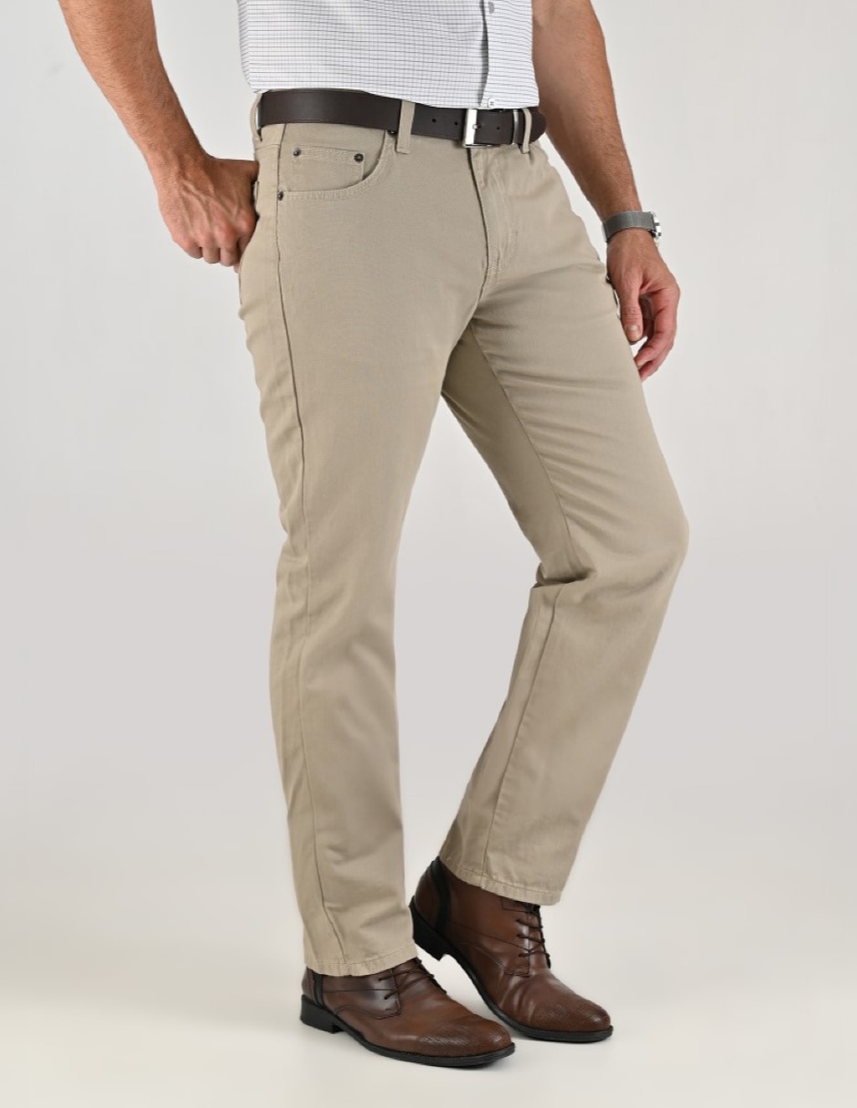 Jeans regular yale básico para hombre