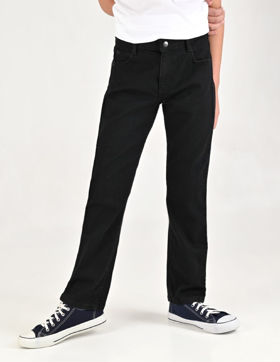 Jeans/Jegging Slim Básico 02-1231-0819 lavado Sin lavado para Infantil / Niños grandes Niño