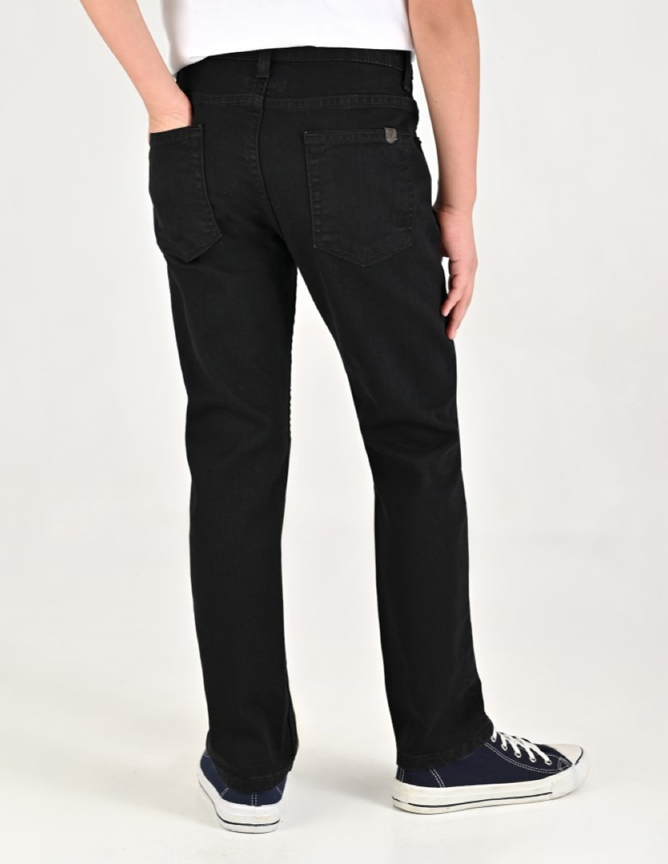 Jeans/Jegging Slim Básico 02-1231-0819 lavado Sin lavado para Infantil / Niños grandes Niño 6