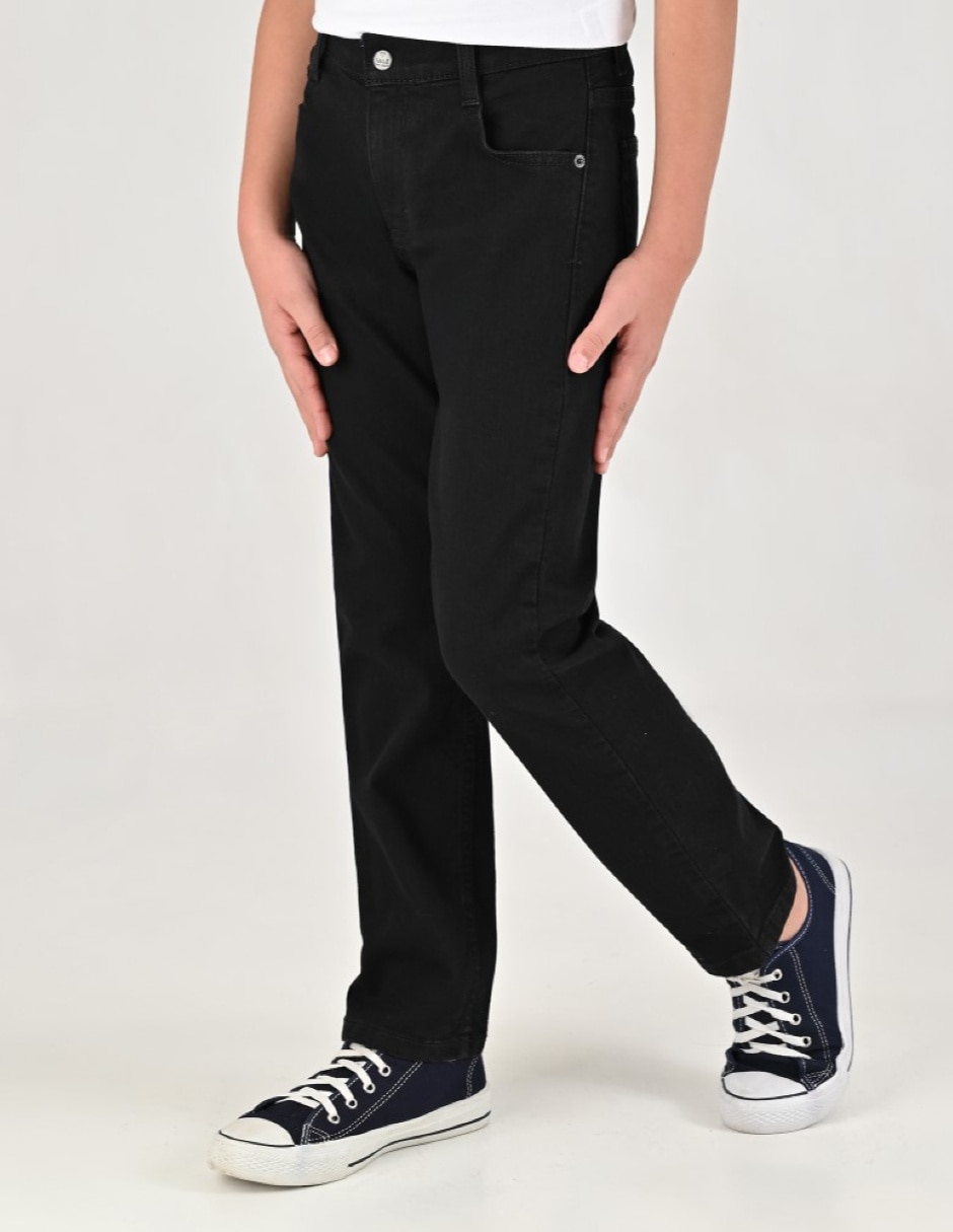 Jeans/Jegging Slim Básico 02-1231-0819 lavado Sin lavado para Infantil / Niños grandes Niño 2