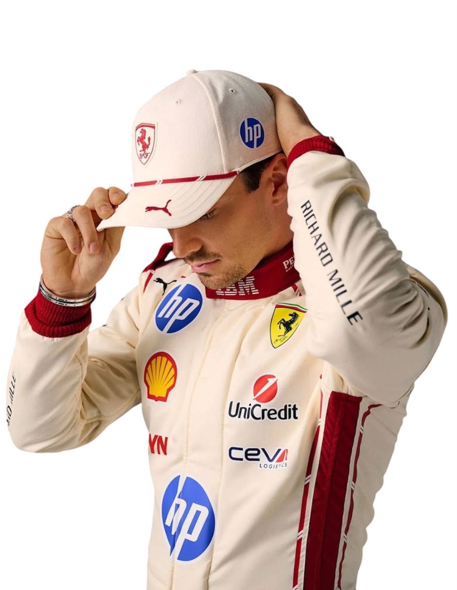 Gorra con visera curva para motorsport ferrari f1 scuderia ferrari unisex 4