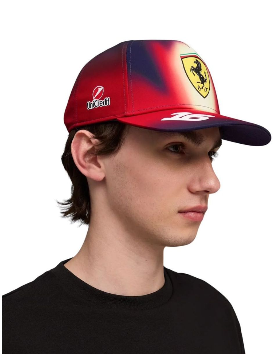 Gorra con visera curva para motorsport ferrari f1 scuderia ferrari unisex 4