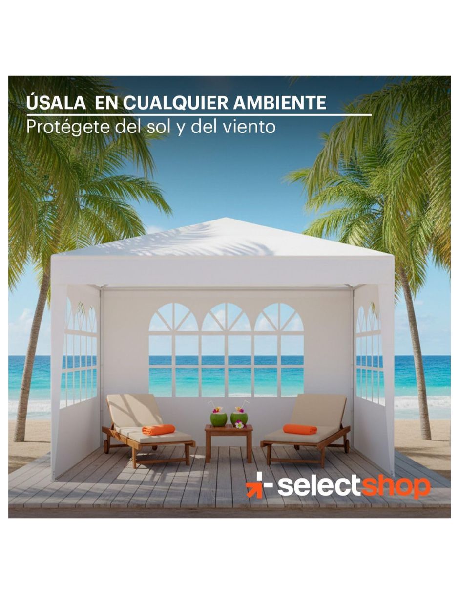 Carpa ancho 3M x largo 3M 2