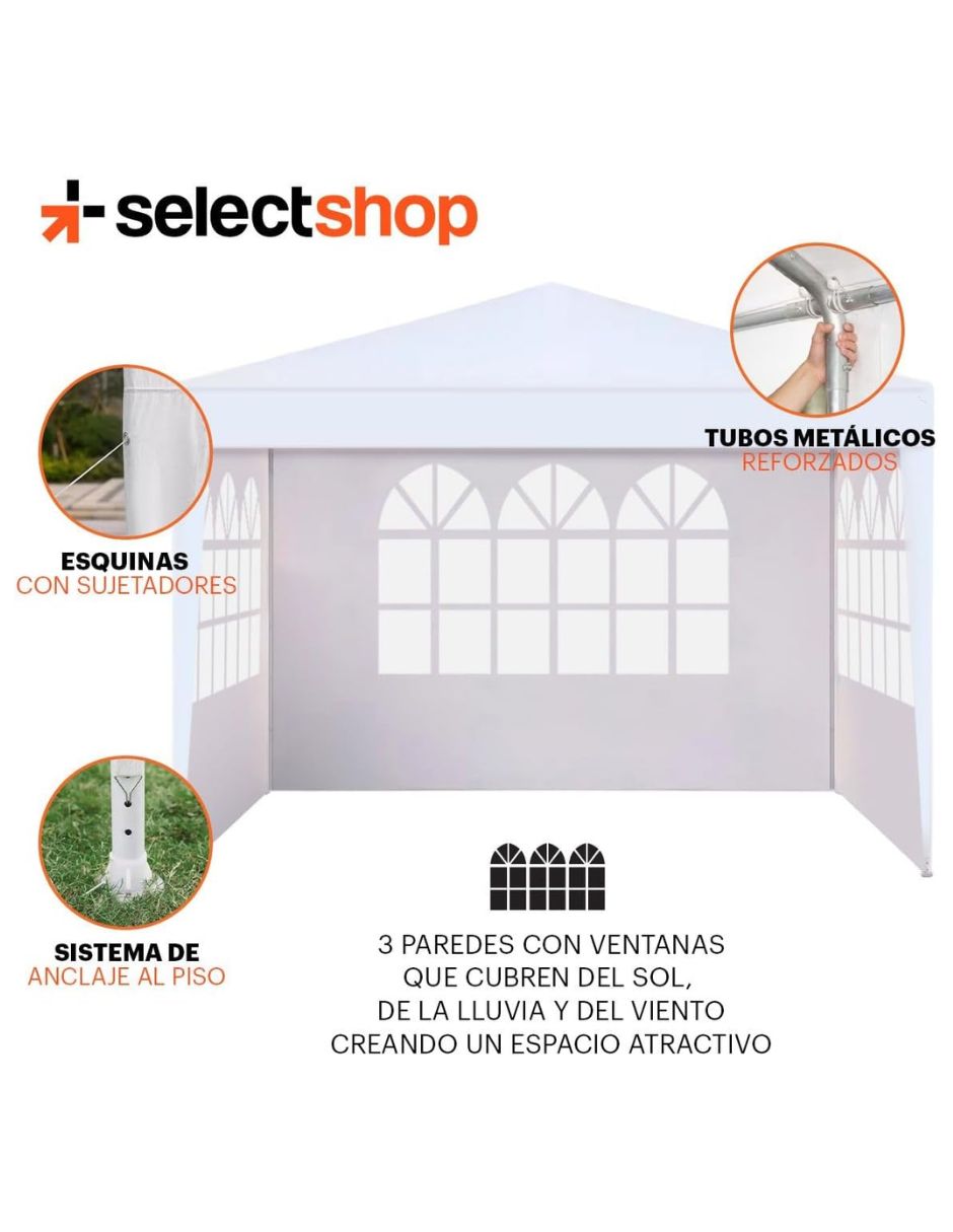 Carpa ancho 3M x largo 3M 5