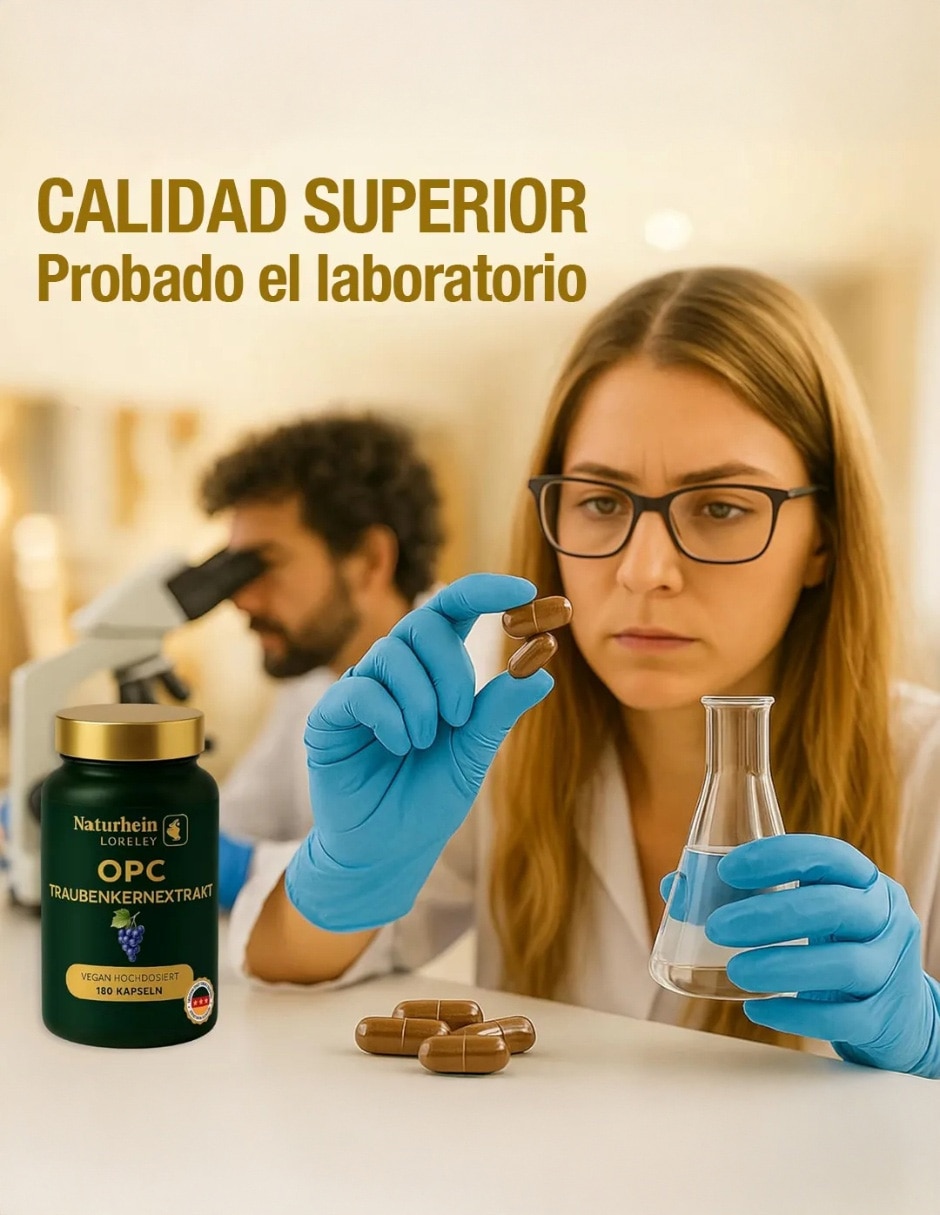 NaturRhein OPC con extracto de semilla de uva de 180 cápsulas 3