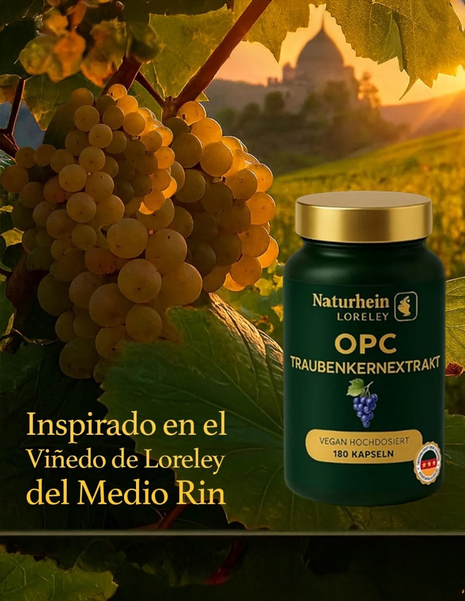 NaturRhein OPC con extracto de semilla de uva de 180 cápsulas 5