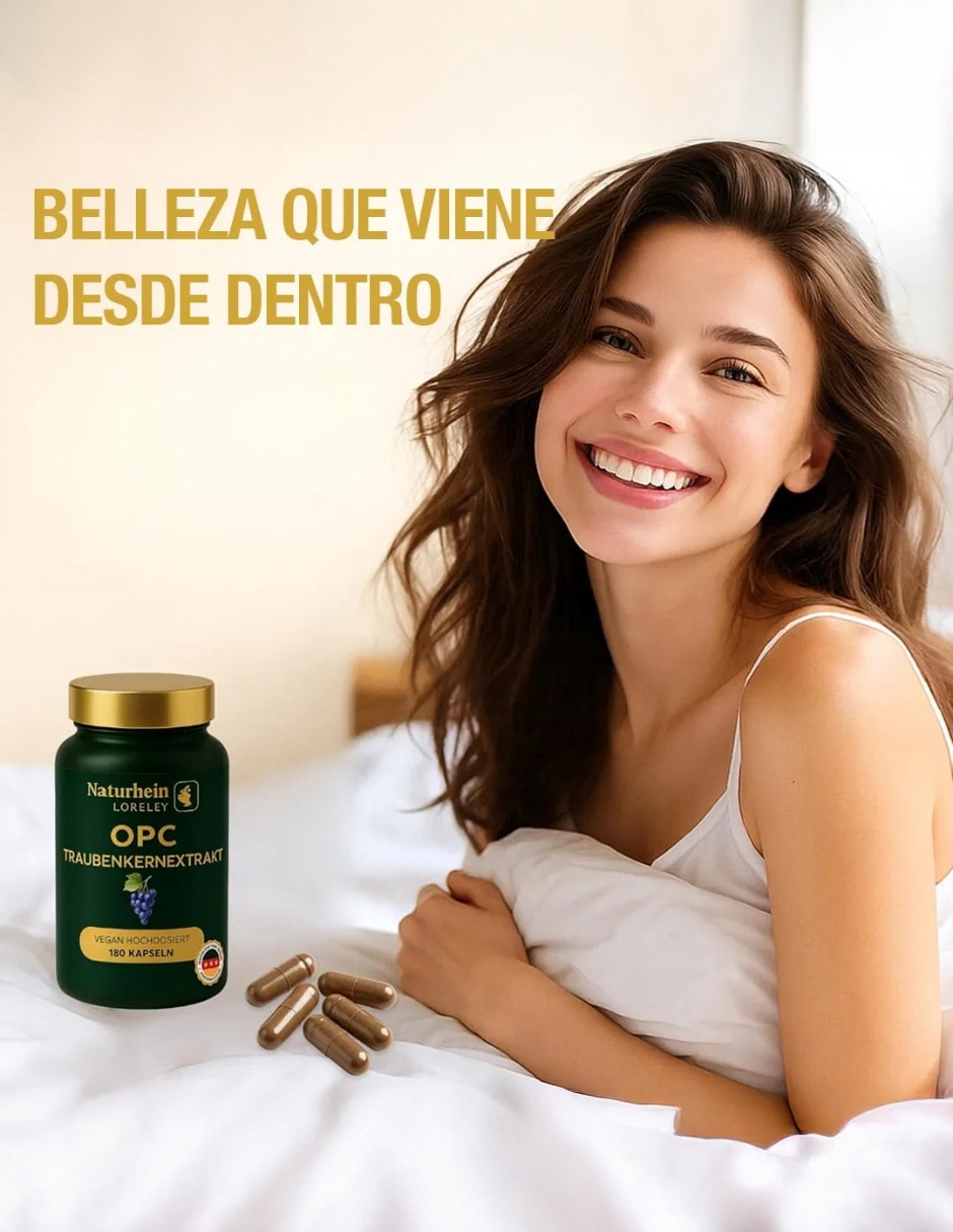NaturRhein OPC con extracto de semilla de uva de 180 cápsulas 6