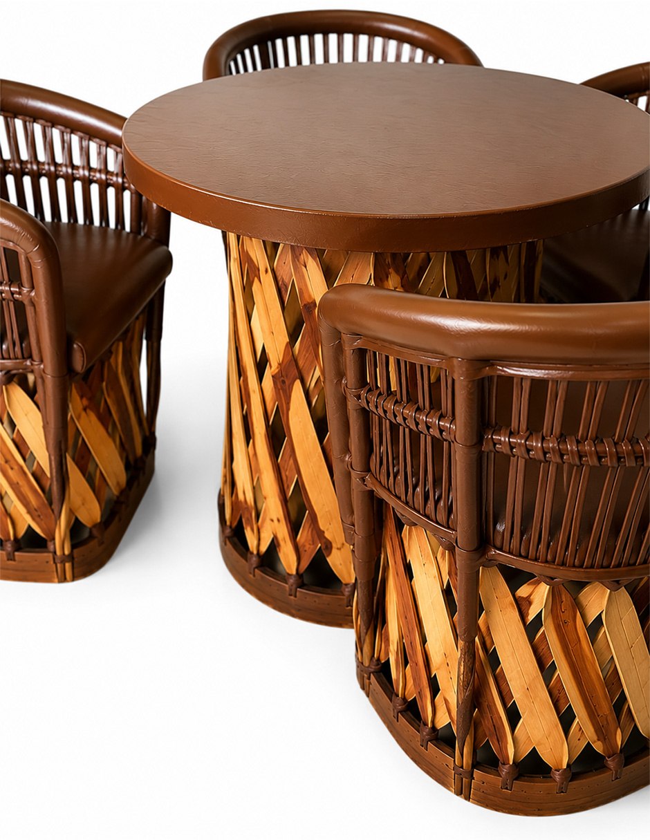 Comedor Silla Acapulco Acojinado para 4 personas 4