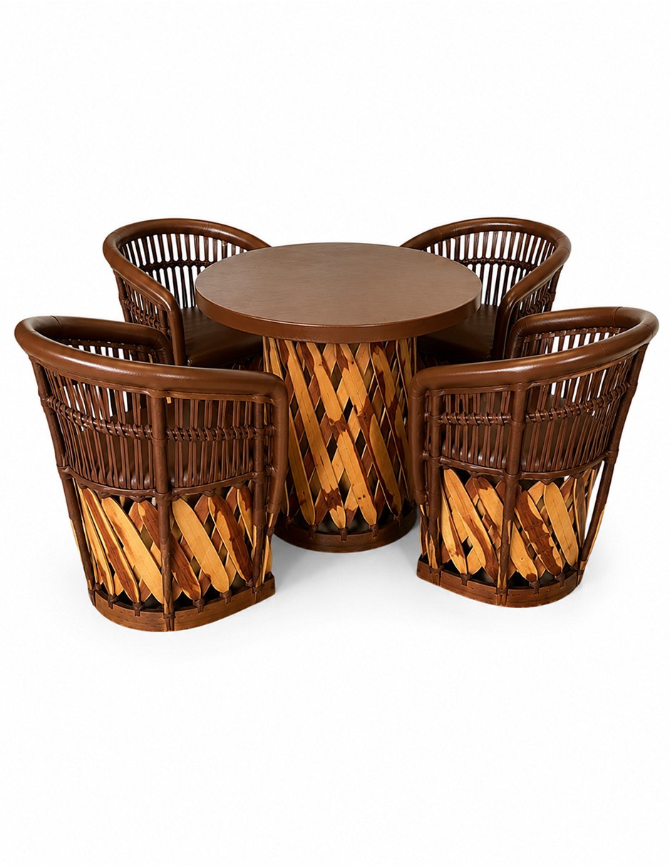 Comedor Silla Acapulco Acojinado para 4 personas 3