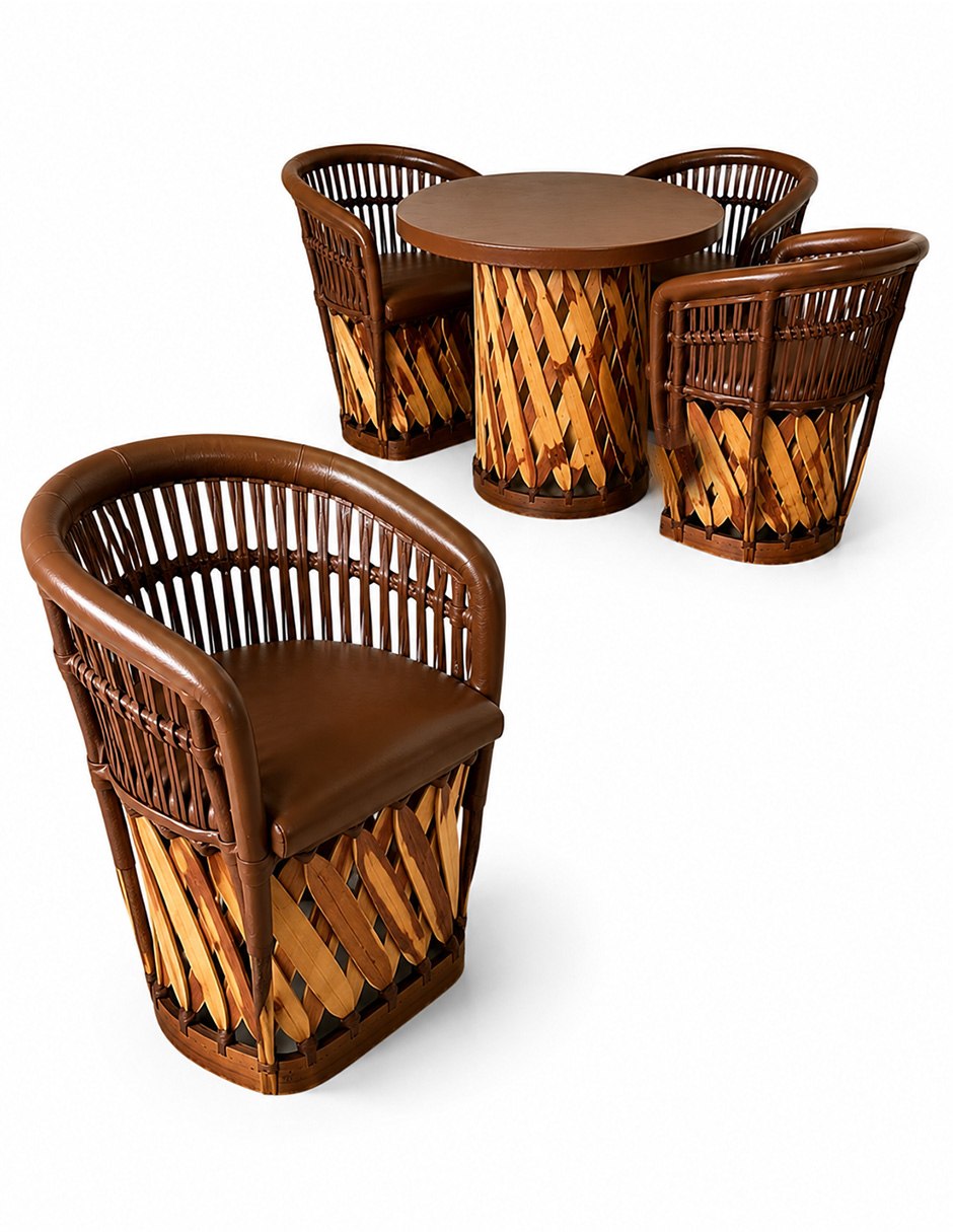 Comedor Silla Acapulco Acojinado para 4 personas 6