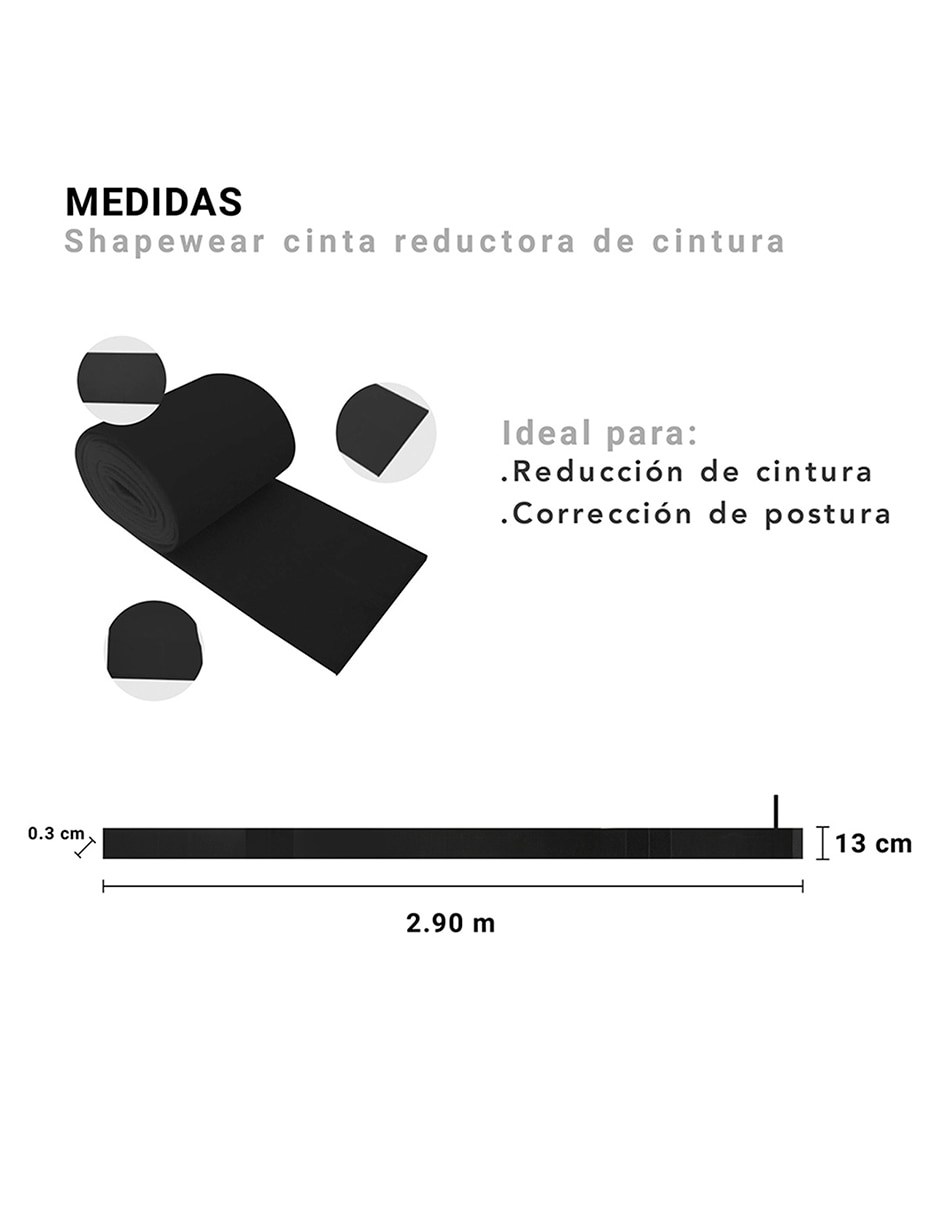 Faja moldeadora reductora con compresión Media para Mujer 5