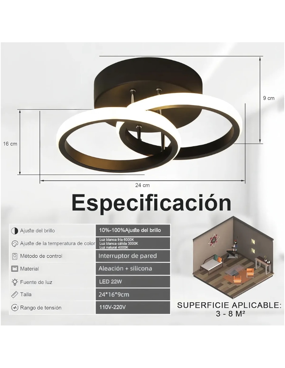 Lámpara colgante LED 4