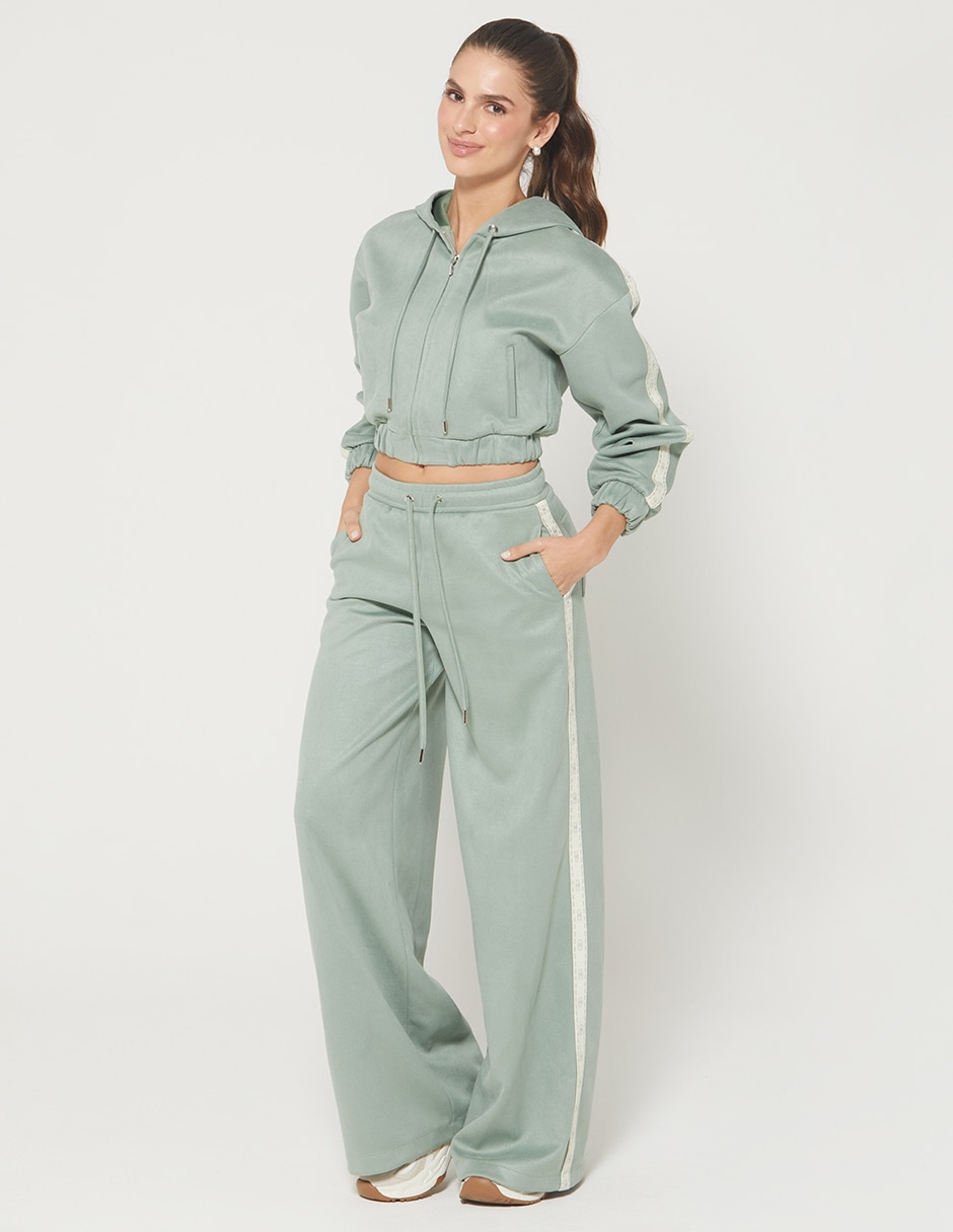 Sudadera con con bolsillos sage fever para mujer 4
