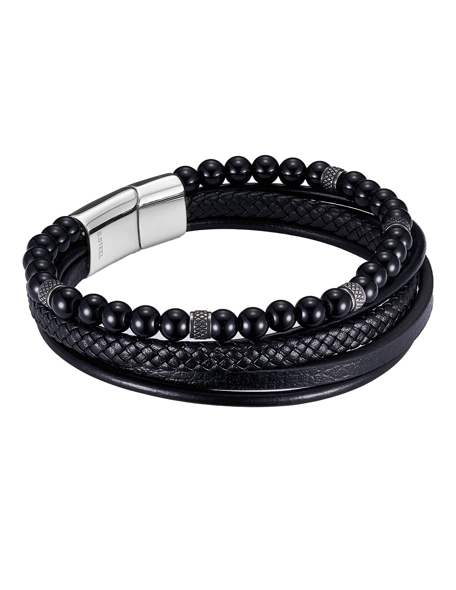 Pulsera triple black 2