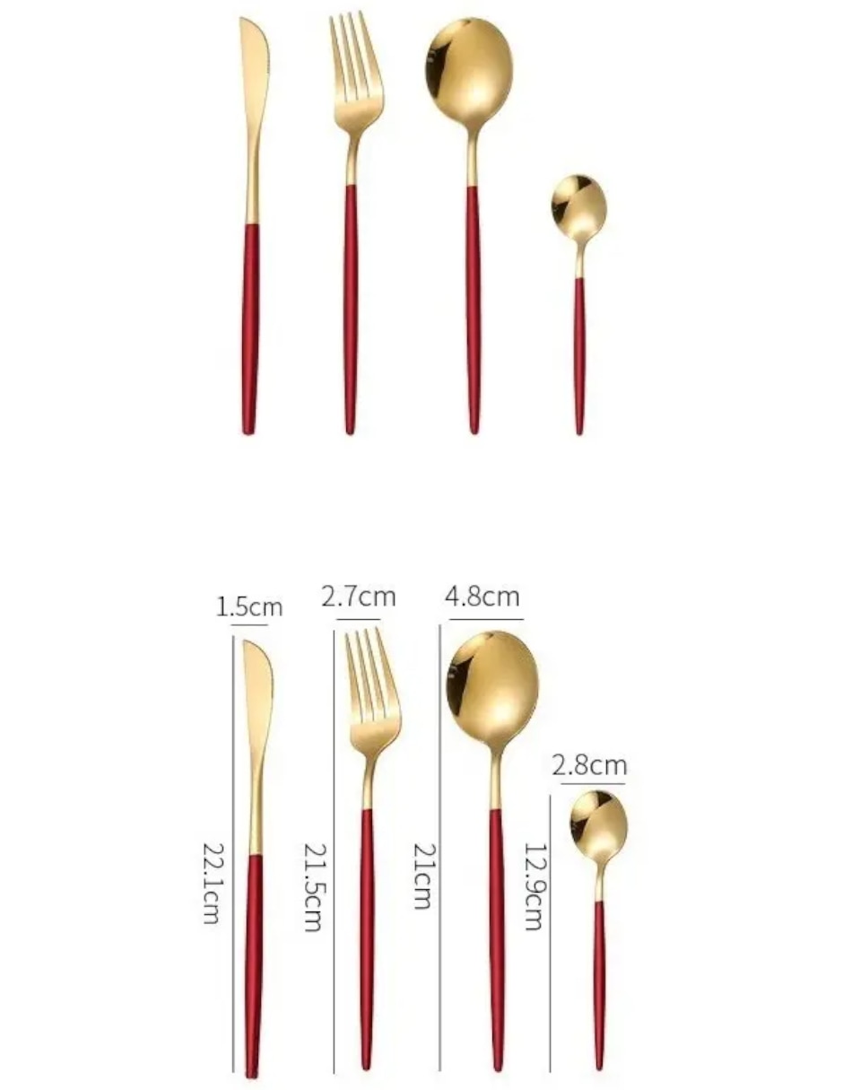 Set cubiertos 24 piezas 4