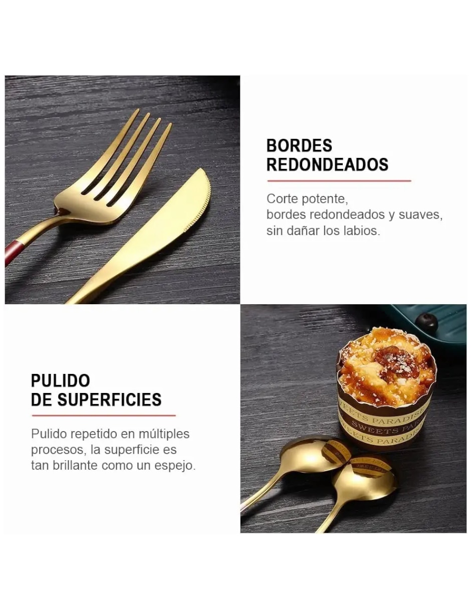 Set cubiertos 24 piezas 2
