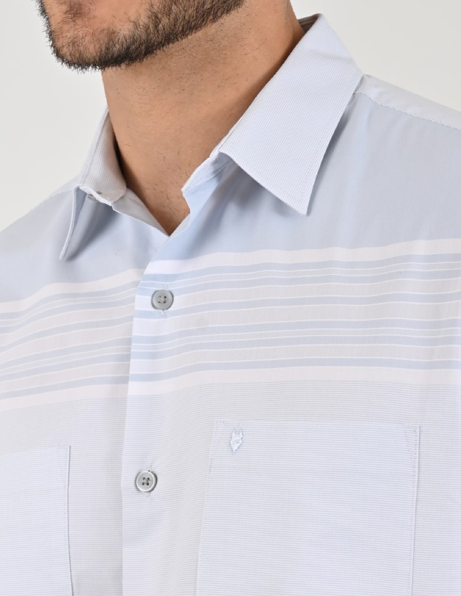 Camisa casual manga corta para hombre 4