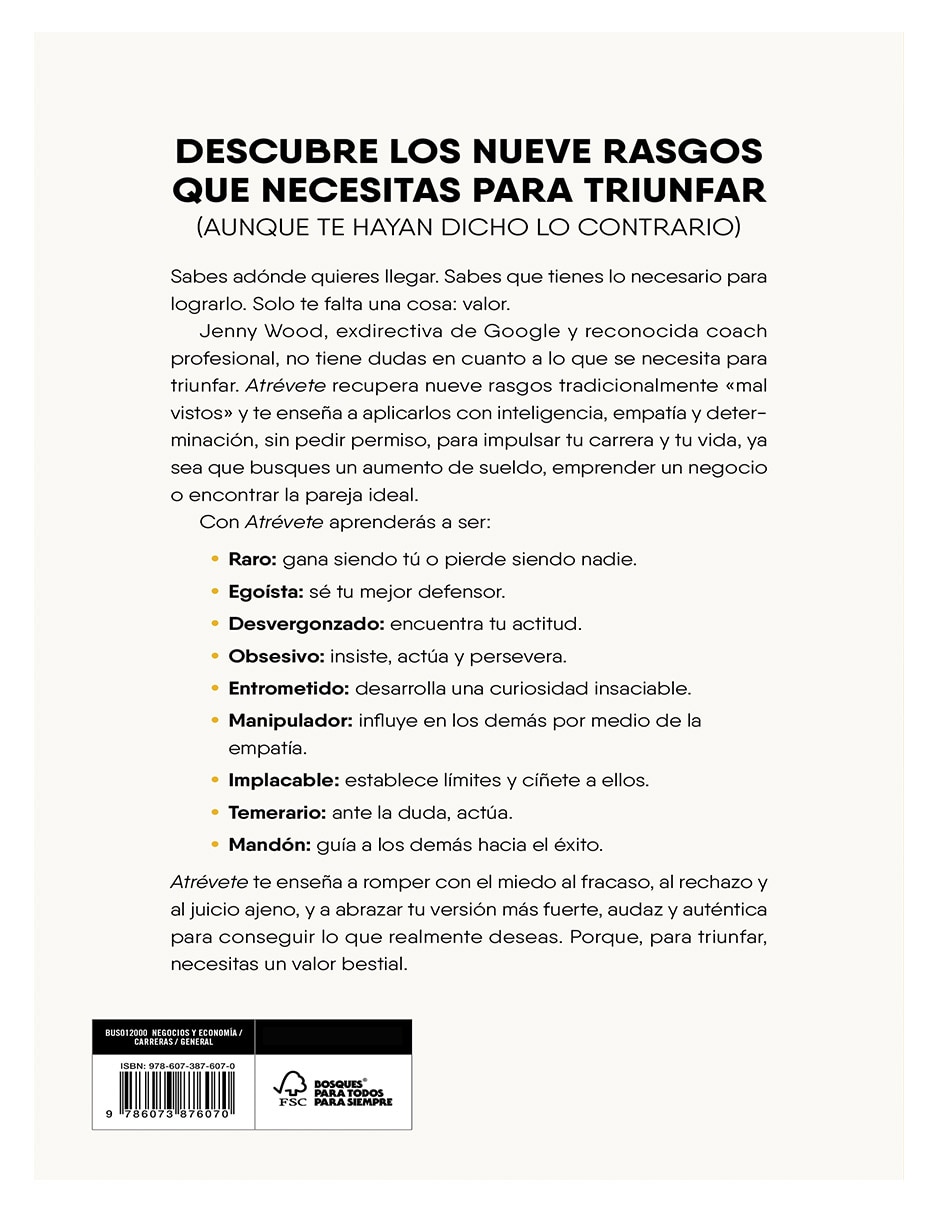 Libro Atrevete de Jenny Wood 3