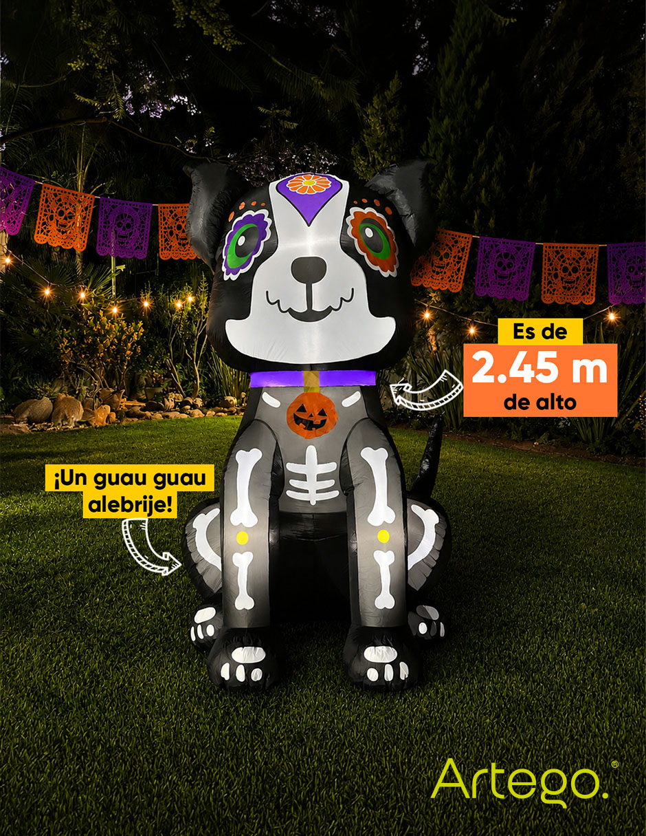 Inflable decorativo forma de perro 5